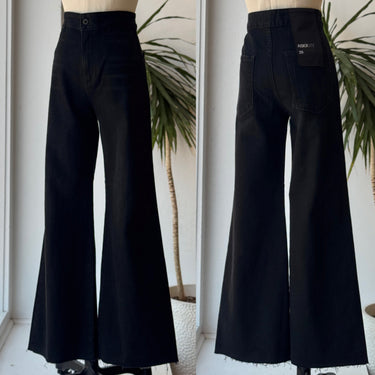ASKKNY Wide Leg Black Jeans, 29