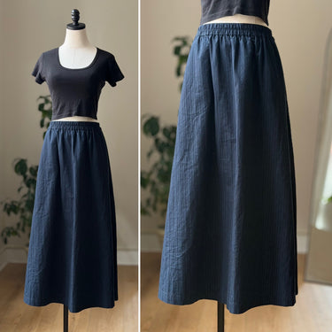Samsoe Samsoe Satina Skirt in Salute Navy, Medium