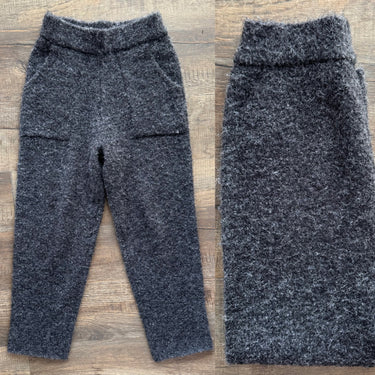 Le Bon Shoppe Boucle Charcoal Pants, Large