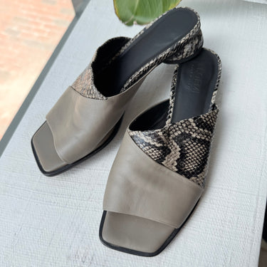 M. Gemi The Ilaria Snake Sandals, 38