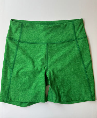 Outdoor Voices Green Biker Shorts, XS