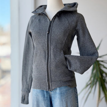 Lululemon Charcoal Scuba Hoodie, XSmall