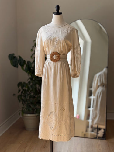 ba&sh NWT Elvina Dress in Off White, Large