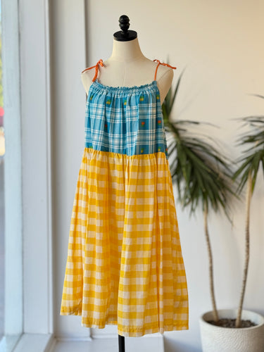 Cece and the Seams Plaid Colorful Dress, fits Medium