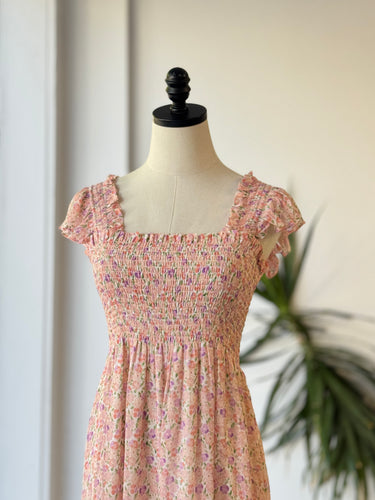 Hill House The Ellie Nap Dress in Pink Pansy, Small