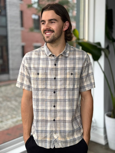 Horny Toad Plaid Button Up Shirt, Men's large