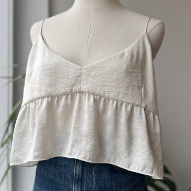 Wilfred Lover Satin Camisole Tank Top, XLarge