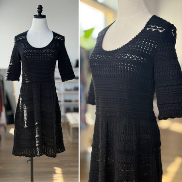 Isabel Marant Etoile NWT Black Jumi Crochet Dress, 40