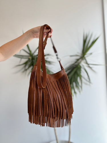 McFadin Leath Fringe Bag