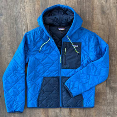 Patagonia Blue Diamond Quilted Bomber Jacket, Small
