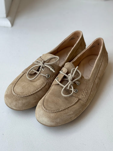 Paul Green Bayside Suede Loafer in Tan, AU 5 / US 7.5