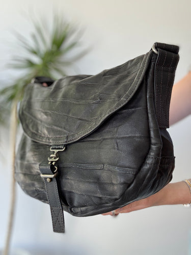 Rough & Tumble Medium EW 1903 Bag in Milano Black