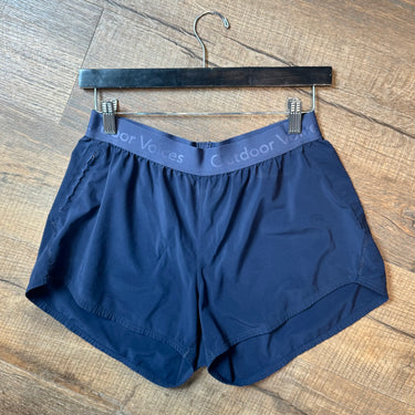 Outdoor Voices Navy Running Shorts, Small