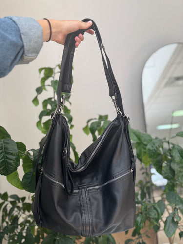 Rough & Tumble City Safari 3-Way XL Bag in Plonge Black