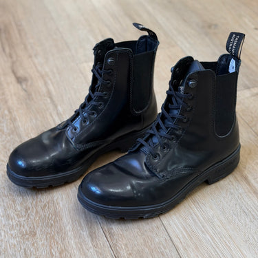 Blundstone Black Lace-Up Boots, AUS 6