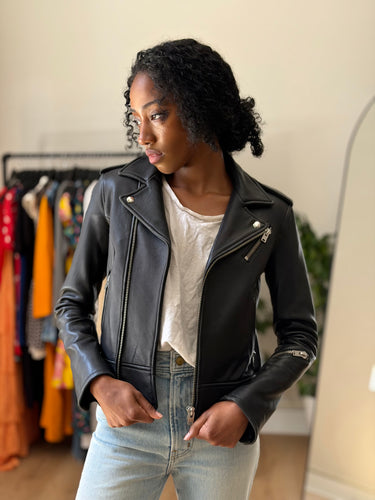 IRO Chaya Lamb Leather Jacket, 34