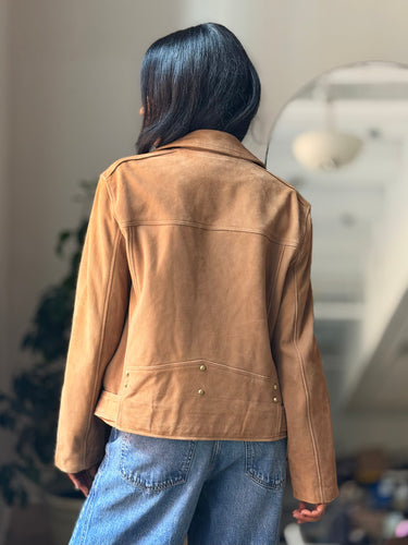 All Saints NWT Luna Suede Biker Jacket - retail $619, Medium