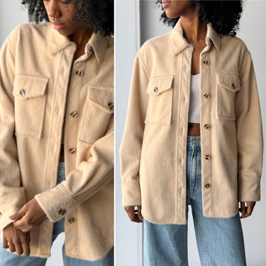 Reformation Faux Fur utility Jacket, XSmall