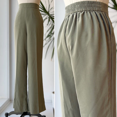 Favorite Daughter Green Wide Leg Pants, Medium