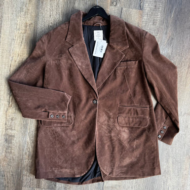 Free People NWT Brown Bear Blazer, Large