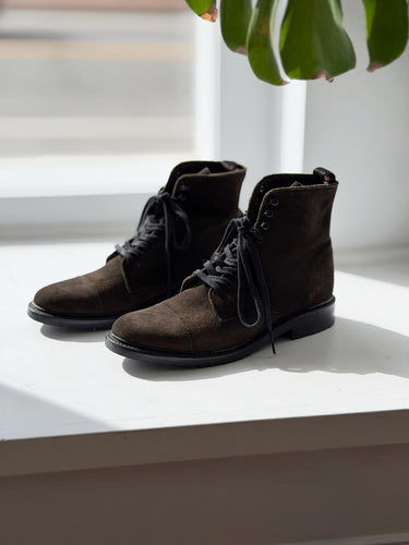 Frye Suede Combat Boots, Men's 9.5