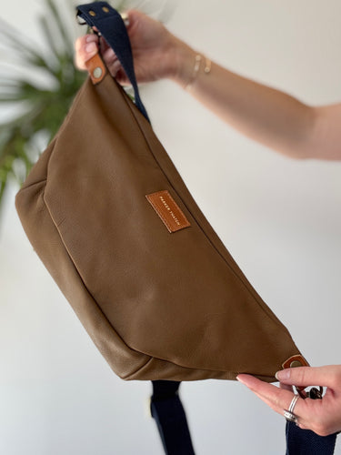 Parker Thatch Cross Your Heart Sling in Tan