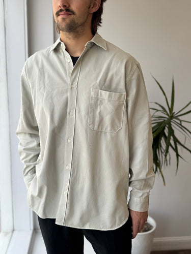 Closed Sage Cotton Button Up, Men's XLarge