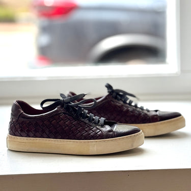 Benheart Woven Leather Sneakers, 38