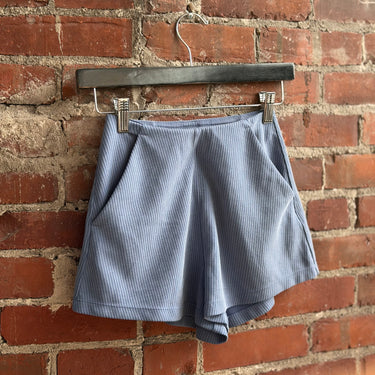 Lululemon Ribbed Blue Shorts, 0