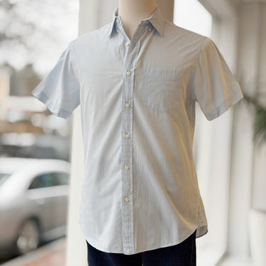 Alex Mill Light Blue Short Sleeve Button Up, Men's Medium