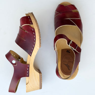 Kurier Burgundy Clogs, 36
