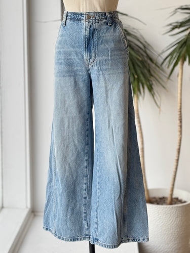 Pilcro Wide Leg Jeans, 28 Petite