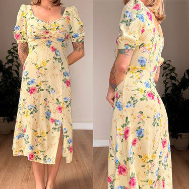 Favorite Daughter Vineyard Floral Midi Dress, 8
