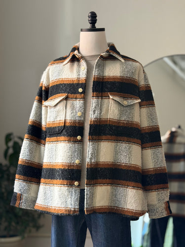 All Saints Rayado LS Shirt Jacket, Men's XXLarge