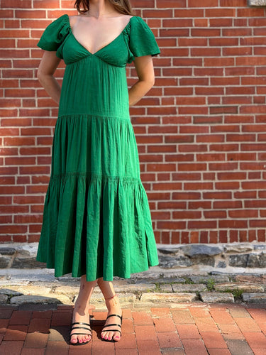 La Ligne Green Stella Dress, XSmall