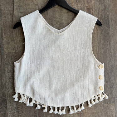 Laveer NWT Capri Top in Khaki, Medium