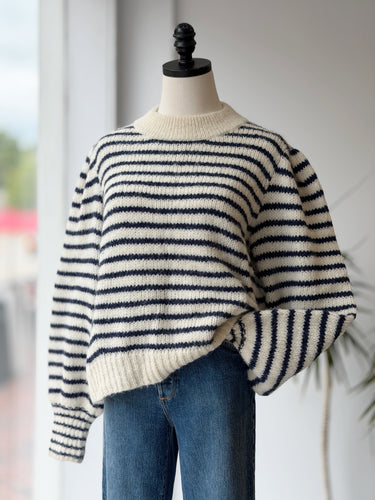 Eleven Six Kate Stripe Sweater, Medium