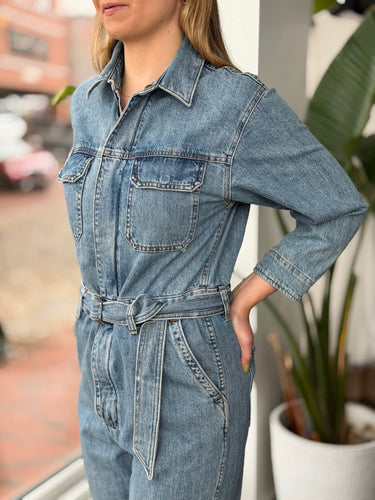 Denim Forum Denim Jumpsuit AS IS , Medium