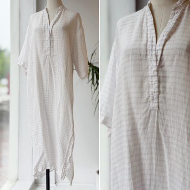 esby Faded Stripe Linen Dress, XS/S