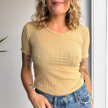 Rudy Jude Adult Pointelle Tee, XS