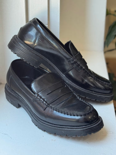 Zara Black Loafers, 40