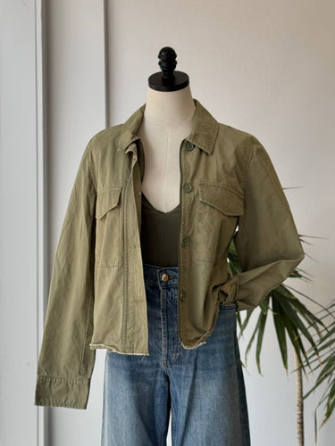 Caslon Boxy Green Jacket, Small