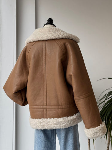 Stand Studio The Rind Faux Leather Jacket, as is- some marks, Large