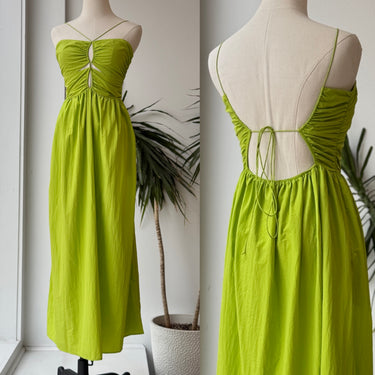 Rails Silvia Dress in Banana Green, Medium
