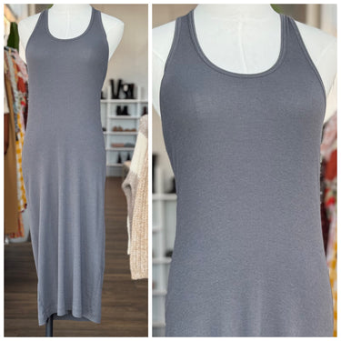 Commando Grey Ribbed Dress, Medium