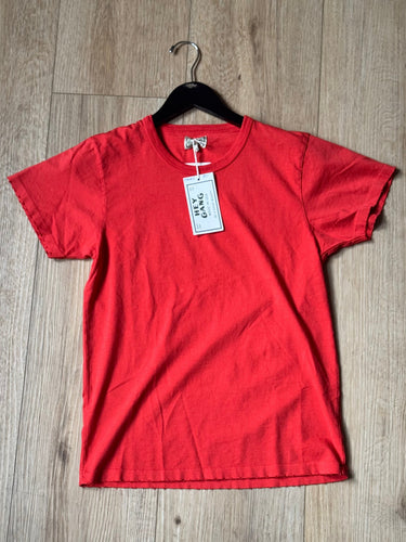 Hey Gang NWT Red Boxy Tee, 0/XSmall
