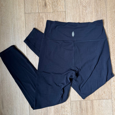 Free People Movement Black Leggings, Medium
