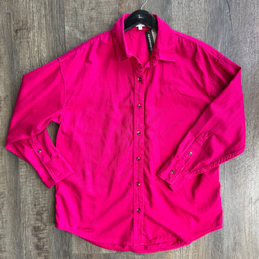 Favorite Daughter Hot Pink Button Up Top, XS