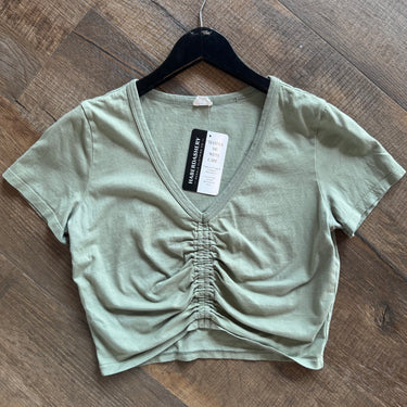 Wilfred Free Sage Scrunch Tee, Small