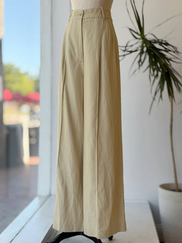 LouLou Studio NWT Wide Leg Pleat Pants, Large